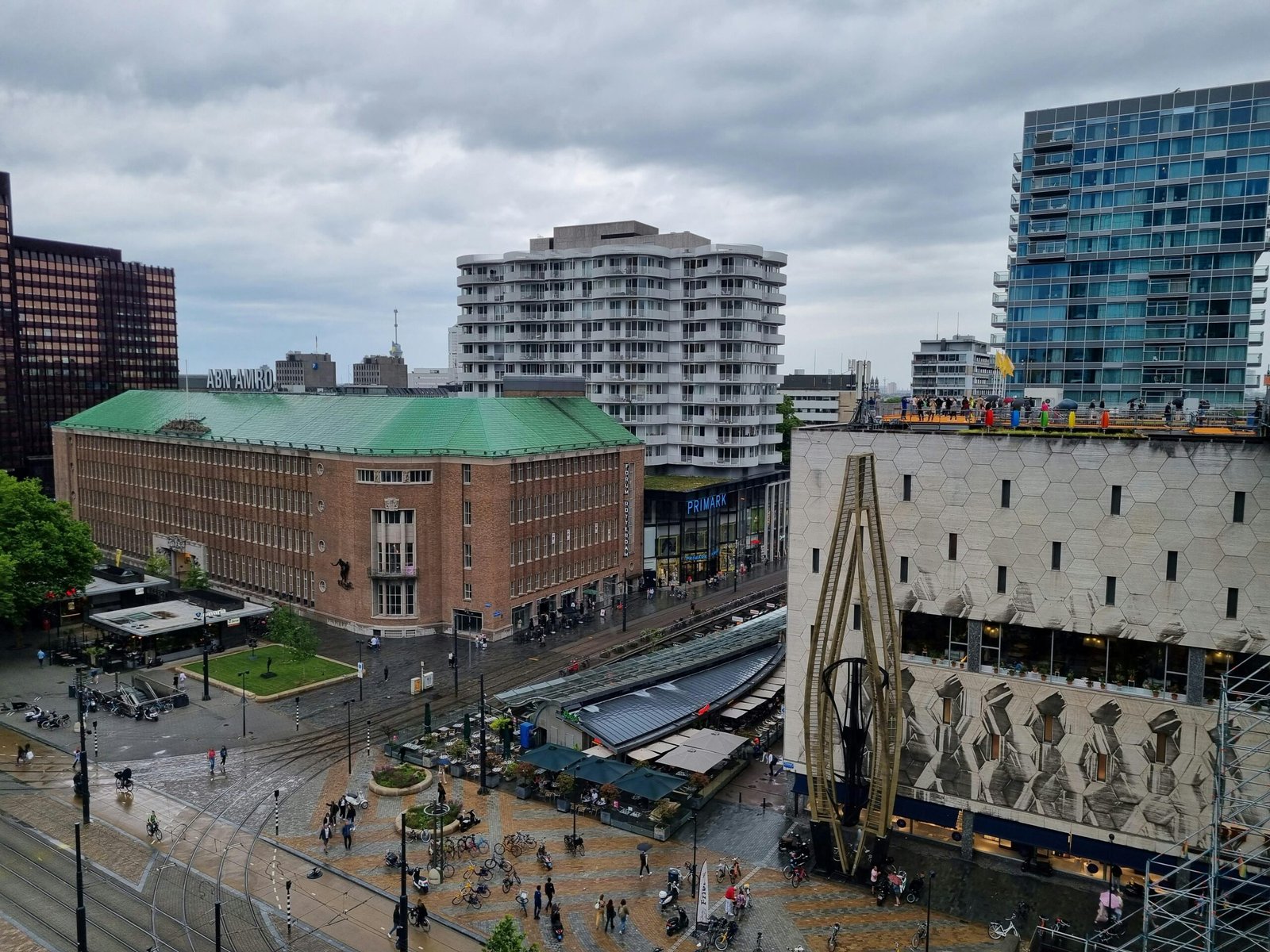 Rotterdam city skyline with modern architecture